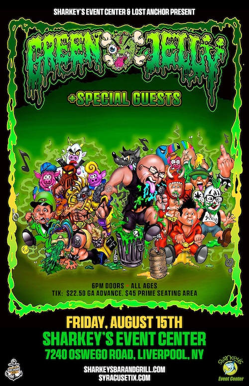 POSTPONED – Green Jellÿ – Sharkey's Bar & Grill